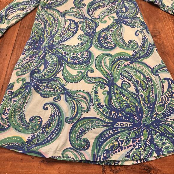 Lilly Pulitzer Rossmore Size Medium T-Shirt Dress Keep It Current Pima Cotton - Picture 7 of 14